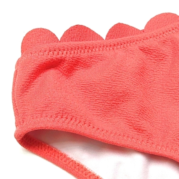 CUPSHE Scallop Edge High-Cut Bikini Swimsuit Bottom SIZE SMALL NWT - Picture 2 of 6